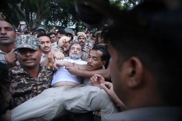 Rahul Gandhi Delhi Protest Arrested